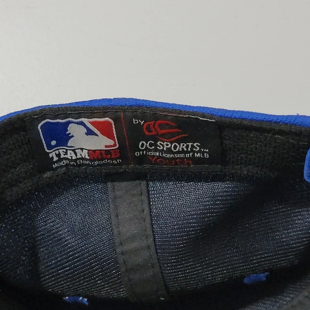 OC Sports Chicago Cubs Youth Baseball Hat Blue Team MLB Adjustable Cap